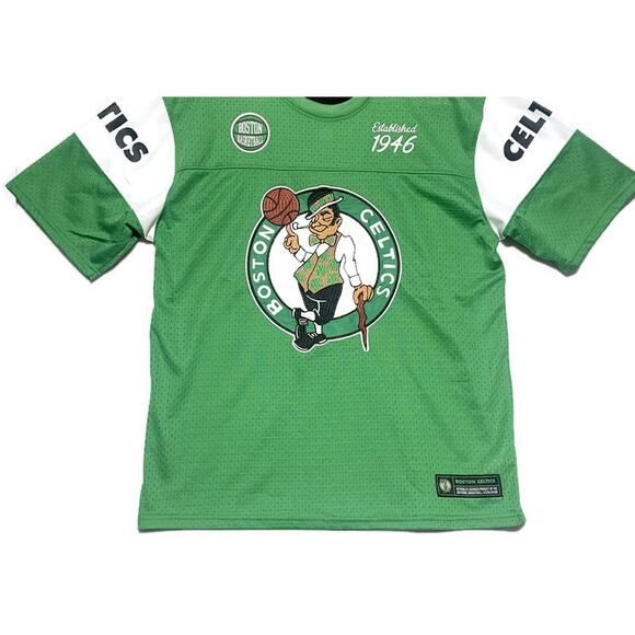Boston Celtics Fan Jersey Men's Large Green Short Sleeve by Ultra Game NEW - Picture 8 of 10